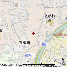 長野県諏訪郡下諏訪町東山田6687-2周辺の地図