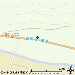 岐阜県高山市朝日町浅井404周辺の地図