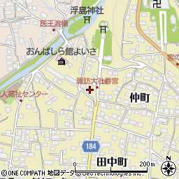 長野県諏訪郡下諏訪町199周辺の地図