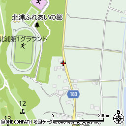 茨城県行方市山田1188周辺の地図
