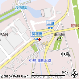 関宿橋周辺の地図