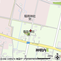 埼玉県幸手市神明内217周辺の地図