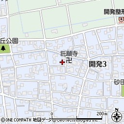 福井県福井市開発3丁目1111周辺の地図