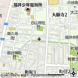 福井県福井市大願寺3丁目1周辺の地図