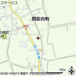 千葉県野田市関宿台町1677周辺の地図
