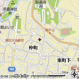 長野県諏訪郡下諏訪町495-1周辺の地図