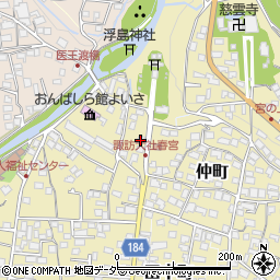 長野県諏訪郡下諏訪町197周辺の地図