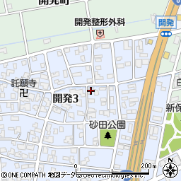 福井県福井市開発3丁目2613周辺の地図