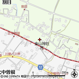 埼玉県加須市割目170周辺の地図