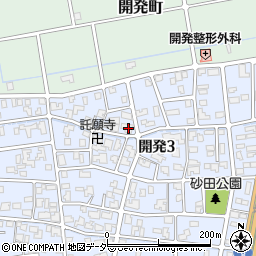 福井県福井市開発3丁目924周辺の地図