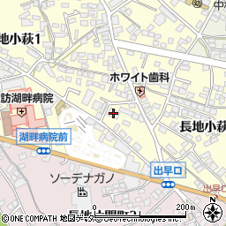 鍋林岡谷周辺の地図