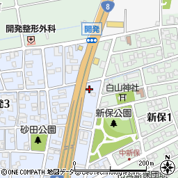 福井県福井市開発3丁目3407周辺の地図