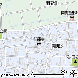 福井県福井市開発3丁目933周辺の地図