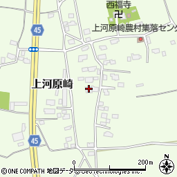 茨城県つくば市上河原崎423周辺の地図