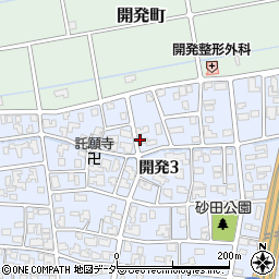 福井県福井市開発3丁目2201周辺の地図
