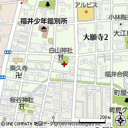 福井県福井市大願寺3丁目2周辺の地図