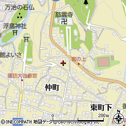 長野県諏訪郡下諏訪町573-4周辺の地図