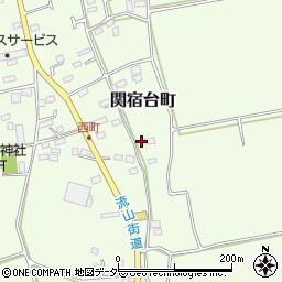 千葉県野田市関宿台町1719周辺の地図