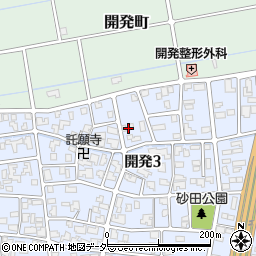 福井県福井市開発3丁目2203周辺の地図