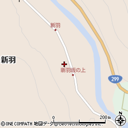 群馬県多野郡上野村新羽316周辺の地図