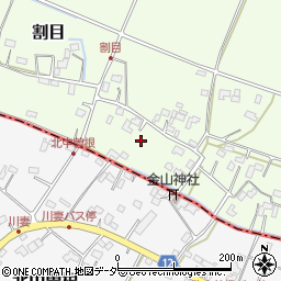 埼玉県加須市割目409周辺の地図