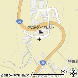 長野県岡谷市内山2075周辺の地図