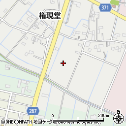 埼玉県幸手市権現堂周辺の地図