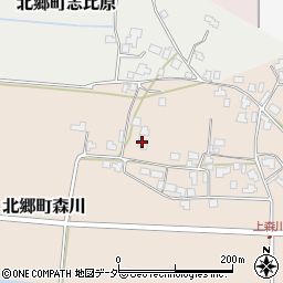 福井県勝山市北郷町森川23周辺の地図