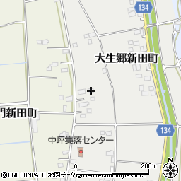 茨城県常総市大生郷新田町861周辺の地図