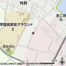 埼玉県久喜市外野周辺の地図