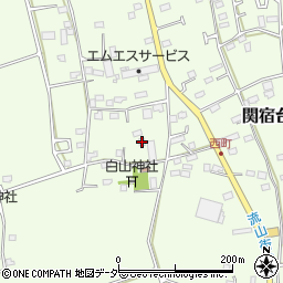 千葉県野田市関宿台町905周辺の地図