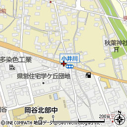 上小井川周辺の地図