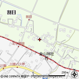 埼玉県加須市割目410周辺の地図
