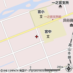 岐阜県高山市一之宮町本通上3018周辺の地図