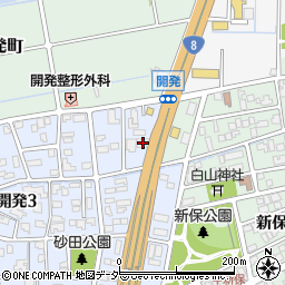 福井県福井市開発3丁目3303周辺の地図