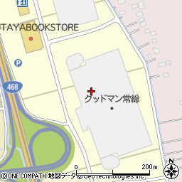 茨城県常総市むすびまち周辺の地図
