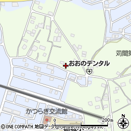 茨城県つくば市苅間1405-2周辺の地図