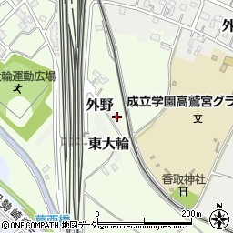 埼玉県久喜市外野60周辺の地図