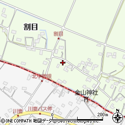 埼玉県加須市割目404周辺の地図