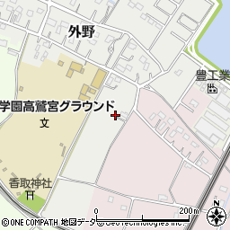 埼玉県久喜市外野106周辺の地図