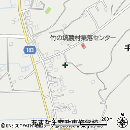 茨城県行方市手賀2449周辺の地図