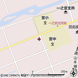 岐阜県高山市一之宮町本通上3018-7周辺の地図