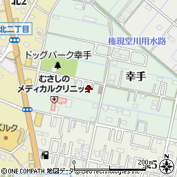 埼玉県幸手市幸手2821周辺の地図