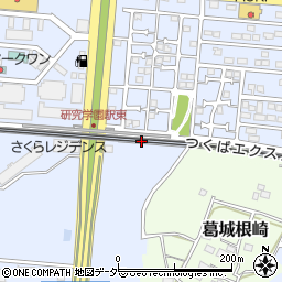 茨城県つくば市研究学園6丁目5周辺の地図