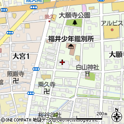 福井市医師会周辺の地図