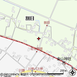 埼玉県加須市割目394周辺の地図