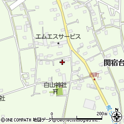 千葉県野田市関宿台町908周辺の地図