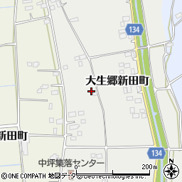 茨城県常総市大生郷新田町483周辺の地図