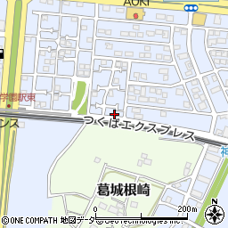 茨城県つくば市研究学園6丁目30周辺の地図