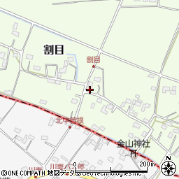 埼玉県加須市割目421-1周辺の地図